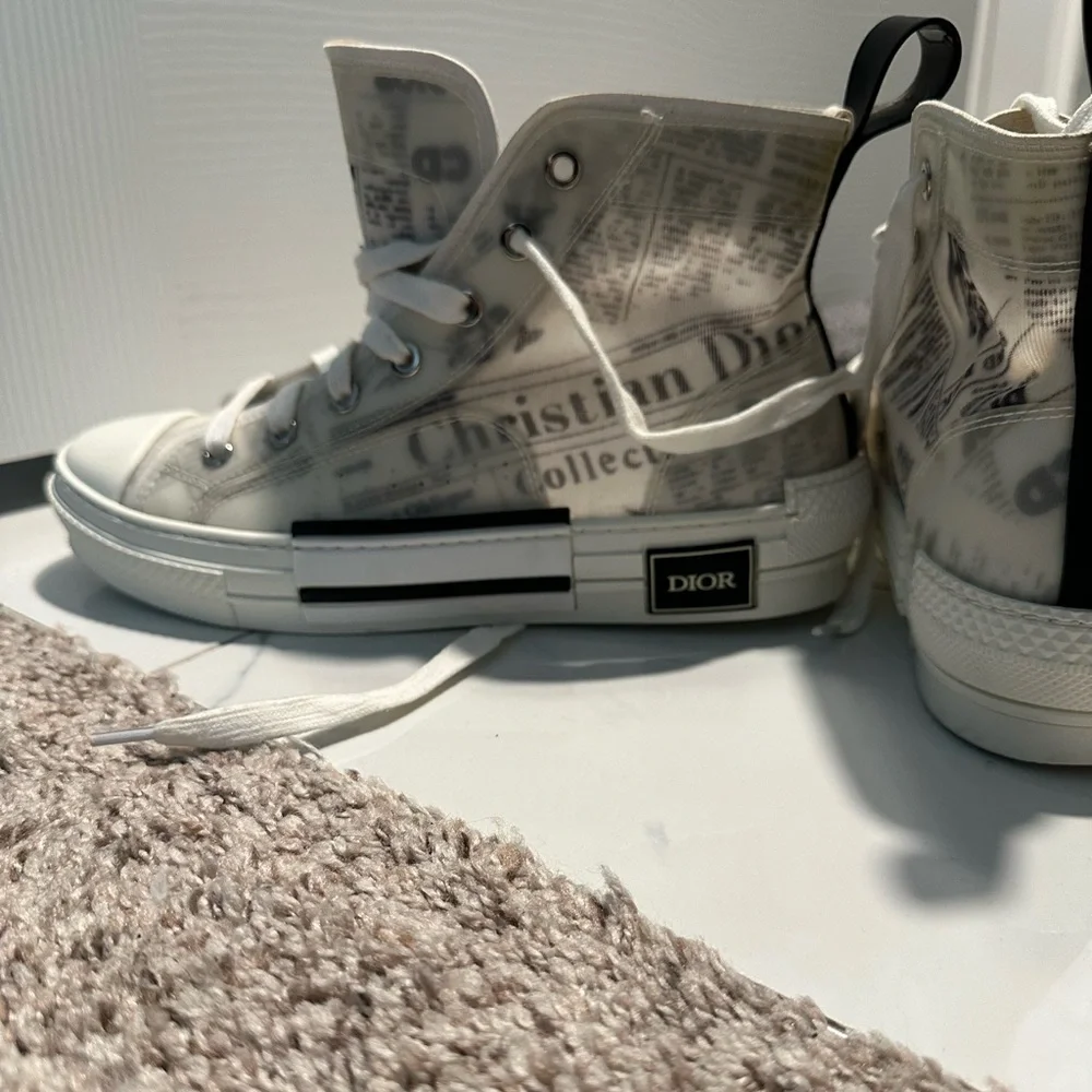 Christian Dior sneakers size 38 newsprint - Picture 3 of 7
